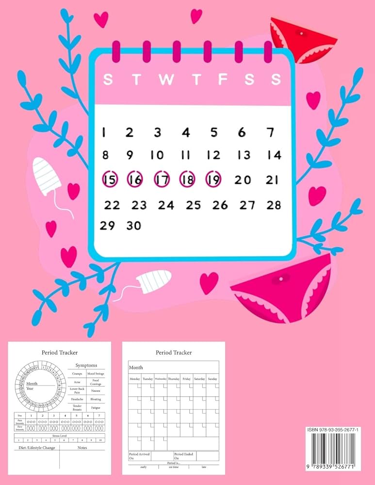 Calendrier de suivi menstruel